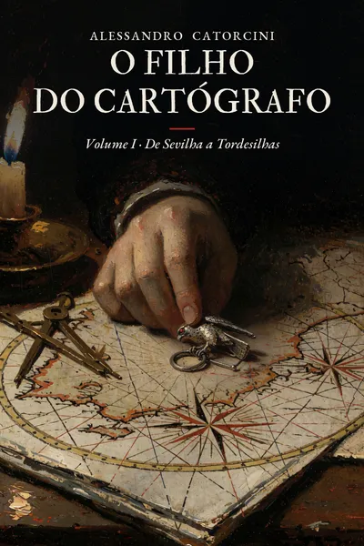 O filho do cartógrafo. Volume I, capa