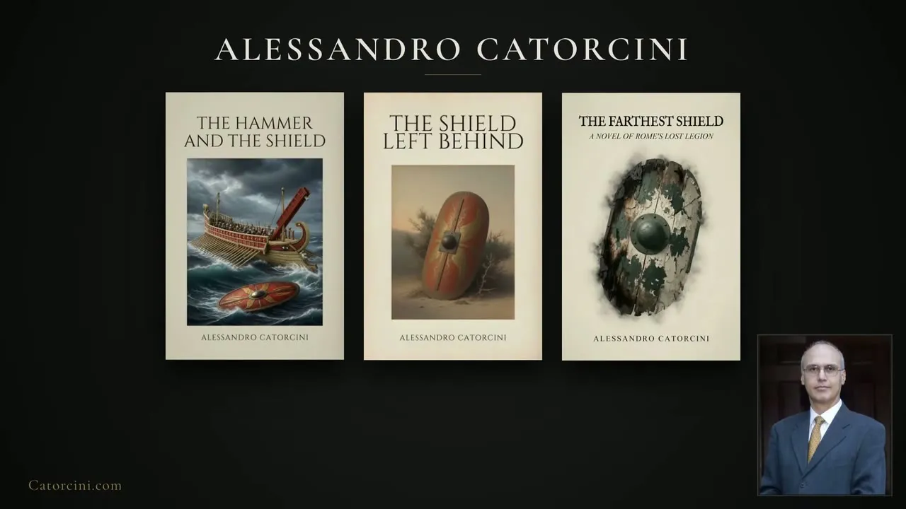 The three Shield Triptych novels — The Hammer and the Shield, The Shield Left Behind, and The Farthest Shield