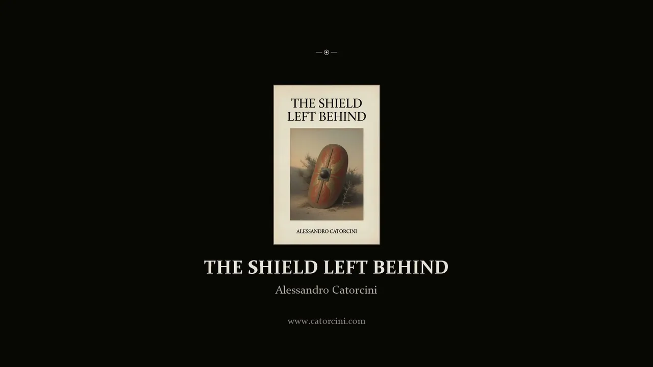 The Shield Left Behind by Alessandro Catorcini, trailer end card